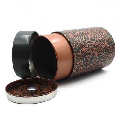 Boite à thé Mandala Ebony